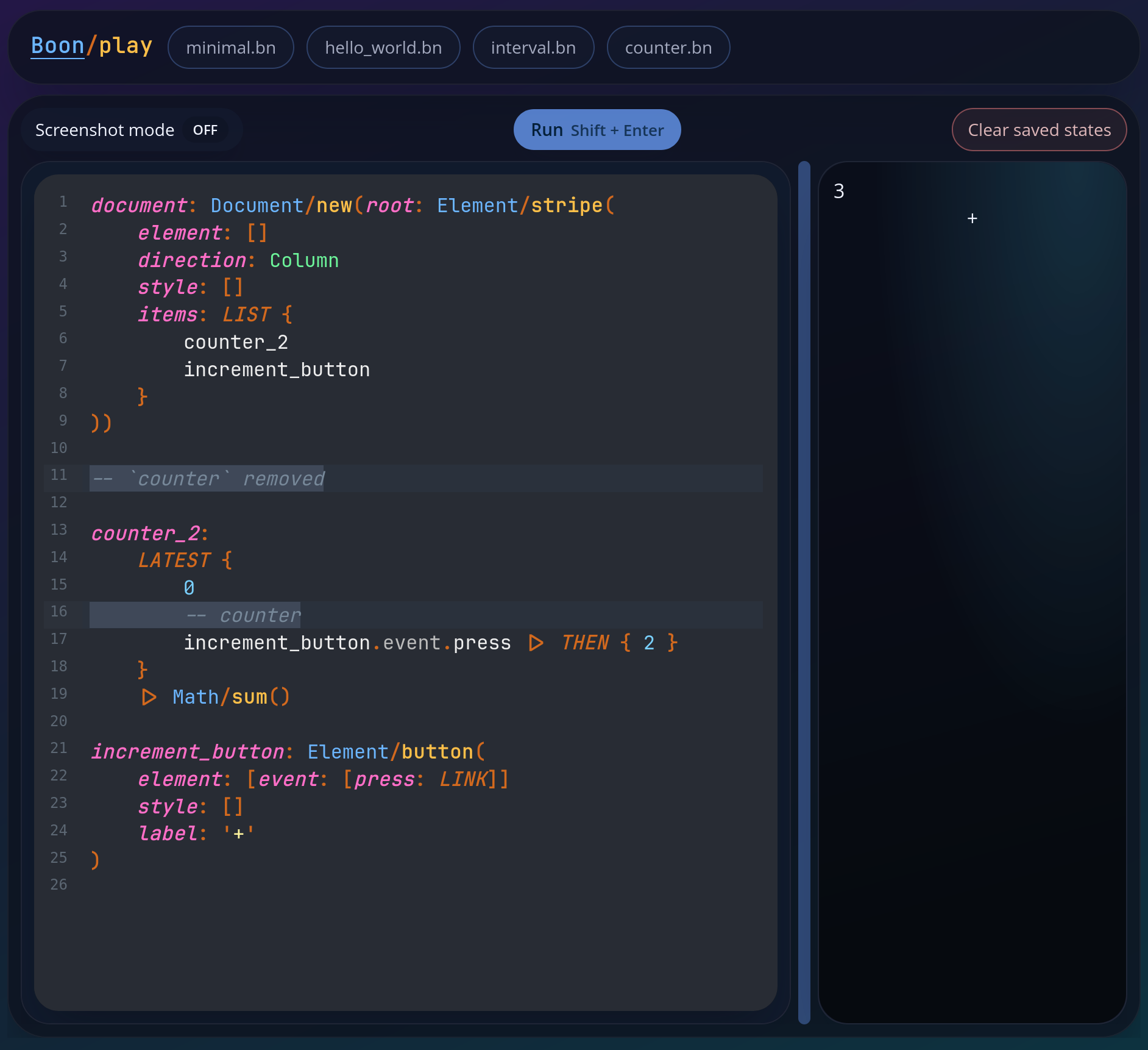 counter upgrade step 3